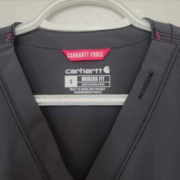 Carhartt Force Women's Size Small Modern Fit Scrubs Top - Picture 5 of 5